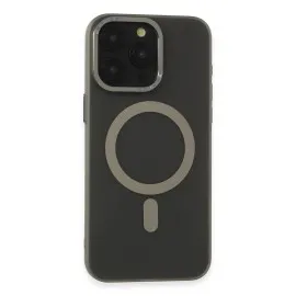 Newface Iphone 15 Pro Kılıf Lodos Magneticsafe Mat Kapak - Titan Gri