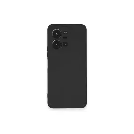 Newface Vivo Y35 Kılıf Nano Içi Kadife Silikon - Siyah
