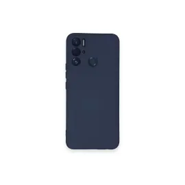 Newface Tecno Pova Neo Kılıf Nano Içi Kadife Silikon - Lacivert
