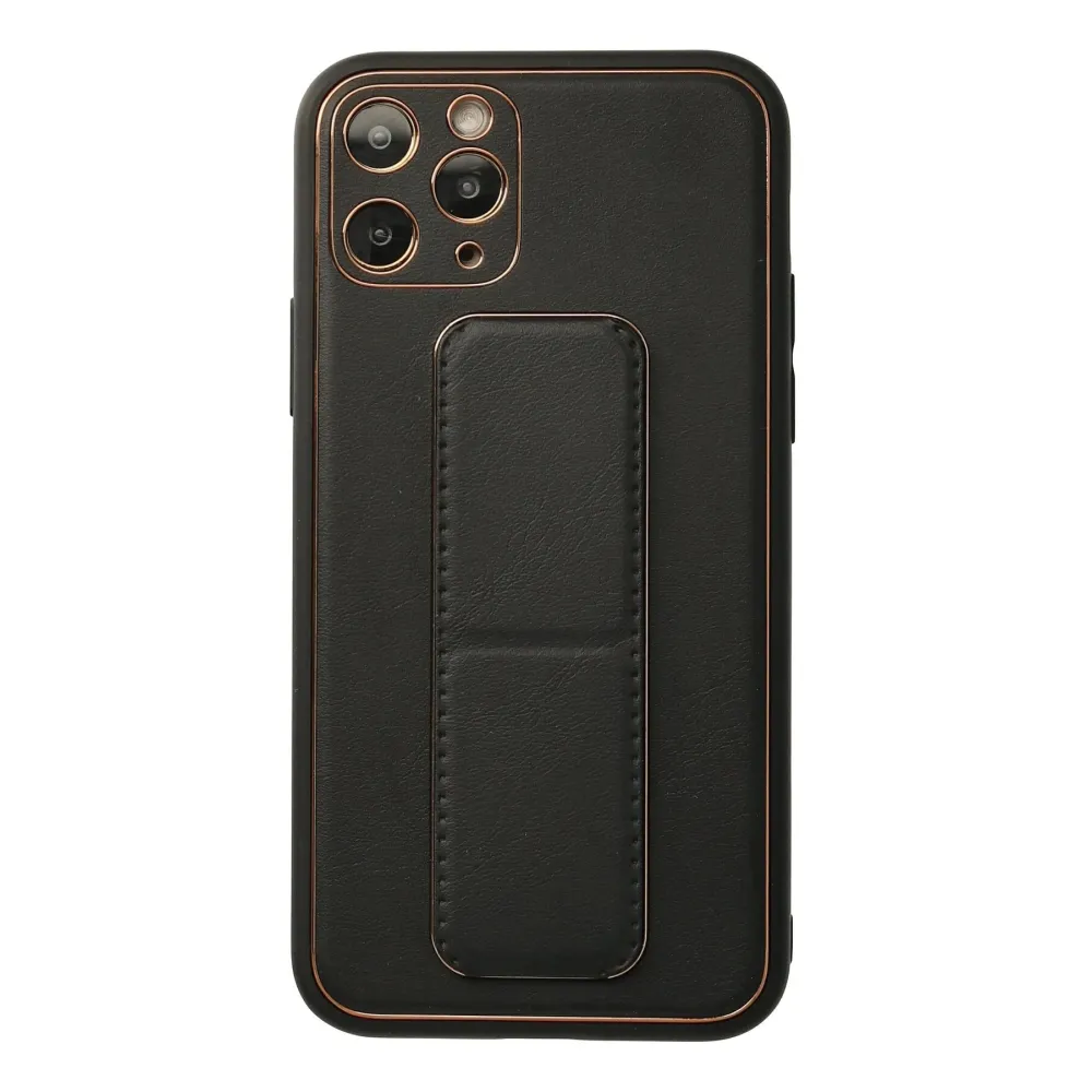 Newface Iphone 11 Pro Kılıf Coco Deri Standlı Kapak - Siyah