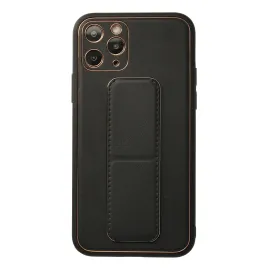 Newface Iphone 11 Pro Kılıf Coco Deri Standlı Kapak - Siyah