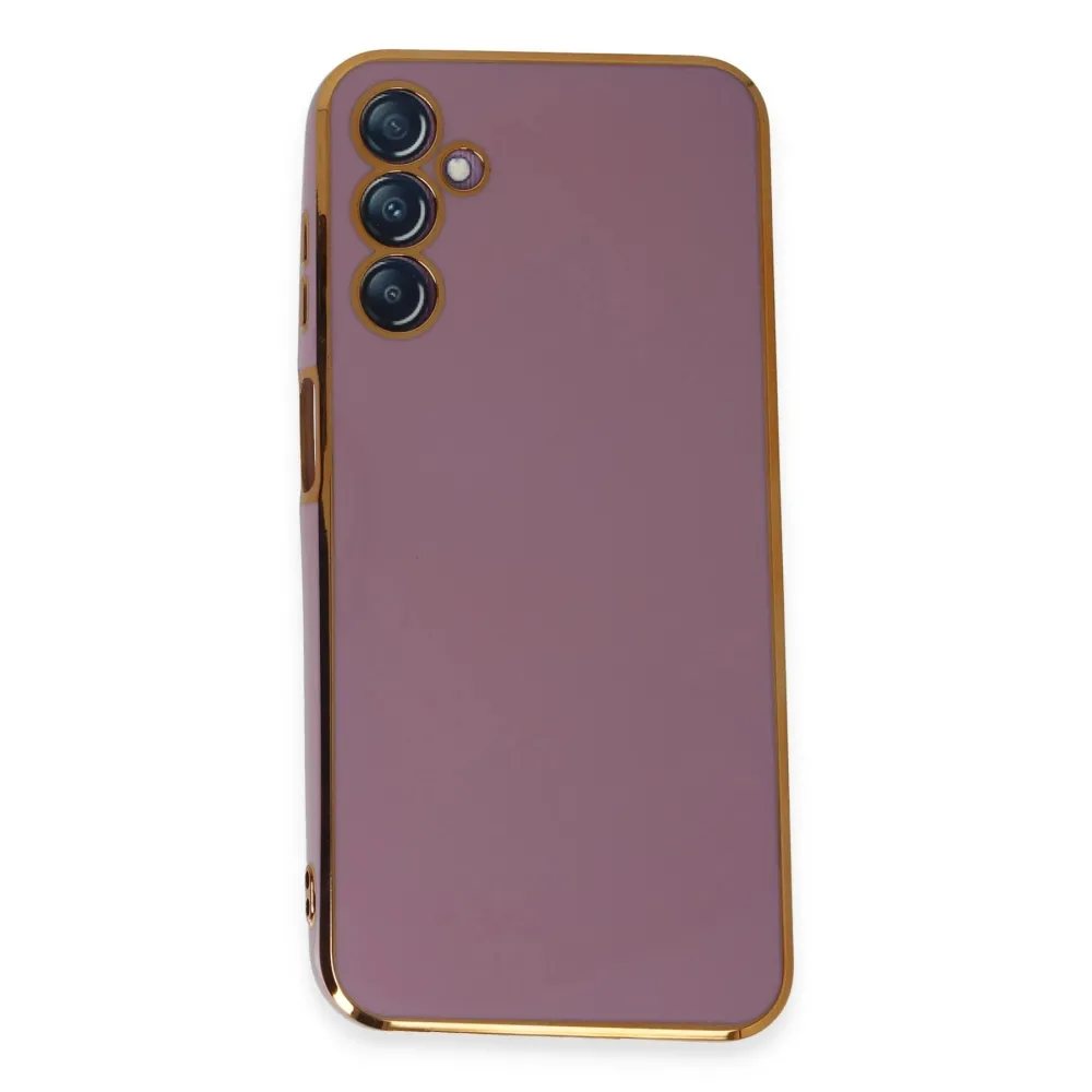 Newface Samsung Galaxy M14 5G Kılıf Volet Silikon - Mor