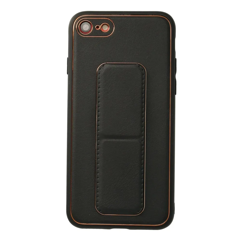 Newface Iphone 7 Kılıf Coco Deri Standlı Kapak - Siyah
