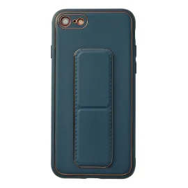 Newface Iphone 7 Kılıf Coco Deri Standlı Kapak - Mavi