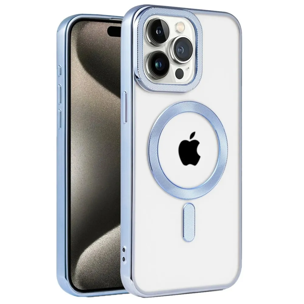 Newface Iphone 14 Pro Kılıf Kronos Magsafe Kapak - Sierra Blue