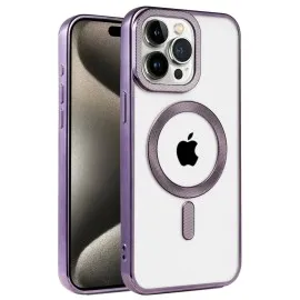Newface Iphone 14 Pro Kılıf Kronos Magsafe Kapak - Derin Mor