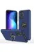 Newface Xiaomi Poco F3 Kılıf Elit Yüzüklü Kapak - Lacivert