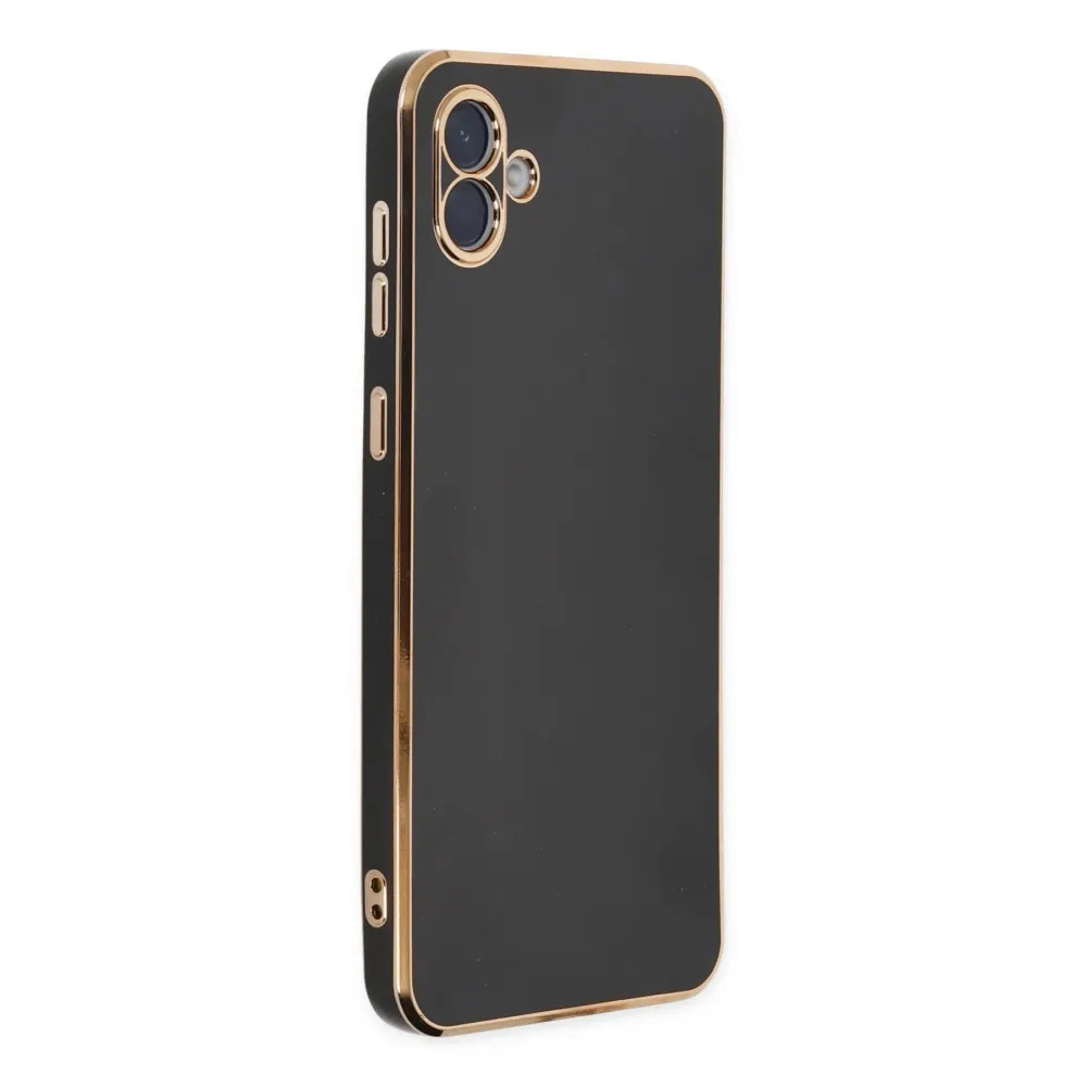 Newface Samsung Galaxy A04 Kılıf Volet Silikon - Siyah