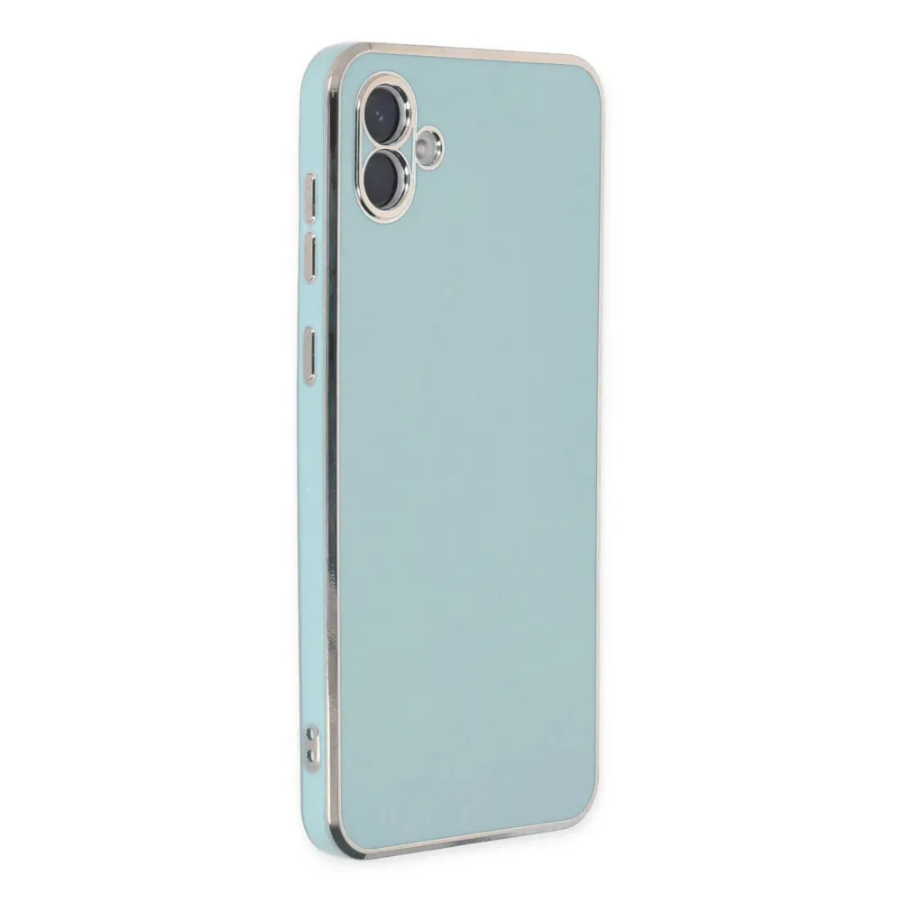 Newface Samsung Galaxy A04 Kılıf Volet Silikon - Açık Yeşil