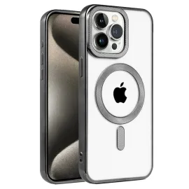 Newface Iphone 15 Pro Kılıf Kronos Magsafe Kapak - Siyah