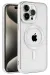 Newface Iphone 15 Pro Max Kılıf Kronos Magsafe Kapak - Gümüş