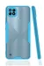 Newface Realme C21 Kılıf Platin Silikon - Mavi