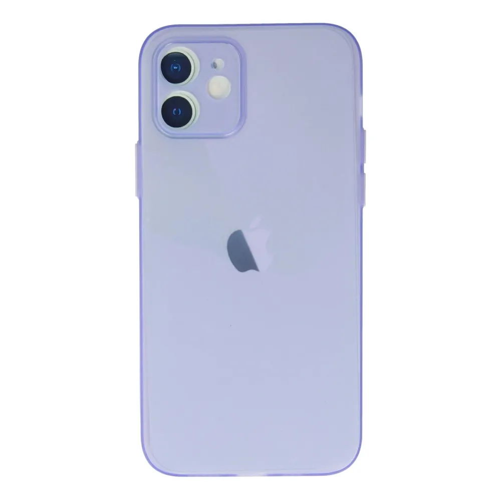 Newface Iphone 12 Kılıf Puma Silikon - Mor