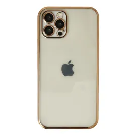 Newface Iphone 12 Pro Kılıf Razer Lensli Silikon - Gold