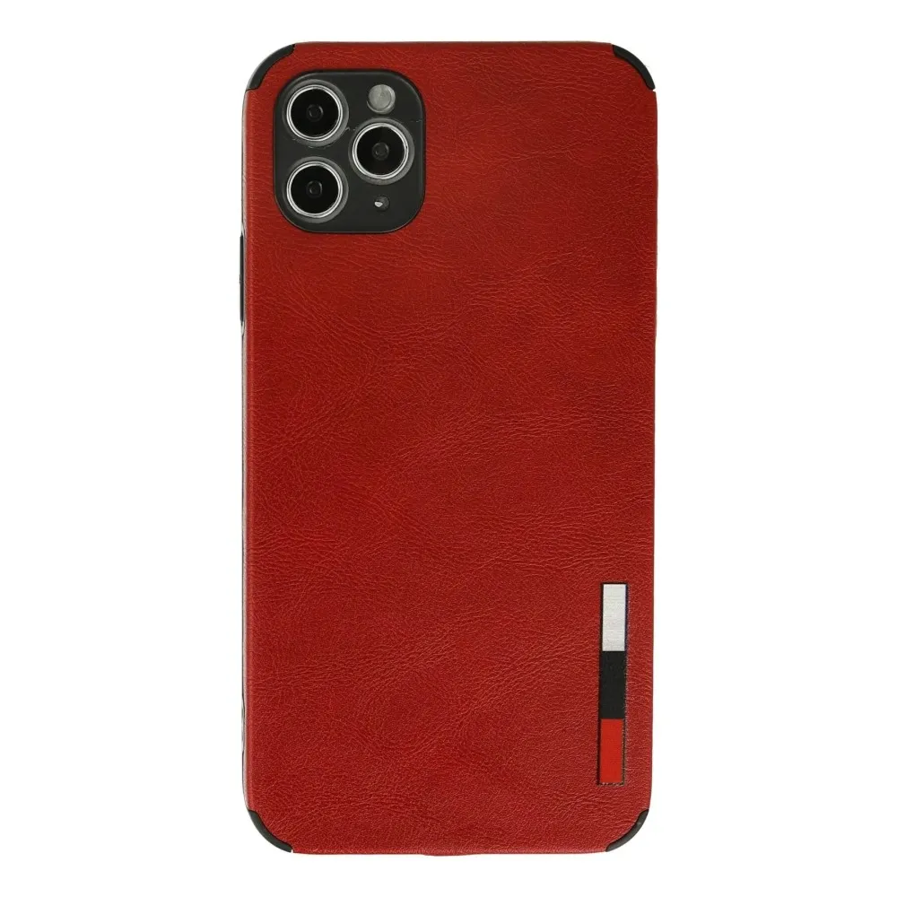 Newface Iphone 11 Pro Kılıf Loop Deri Silikon - Kırmızı