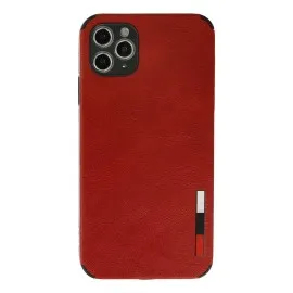 Newface Iphone 11 Pro Kılıf Loop Deri Silikon - Kırmızı
