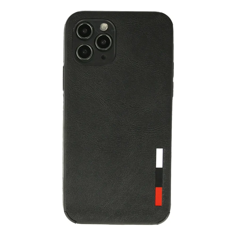 Newface Iphone 11 Pro Max Kılıf Loop Deri Silikon - Siyah