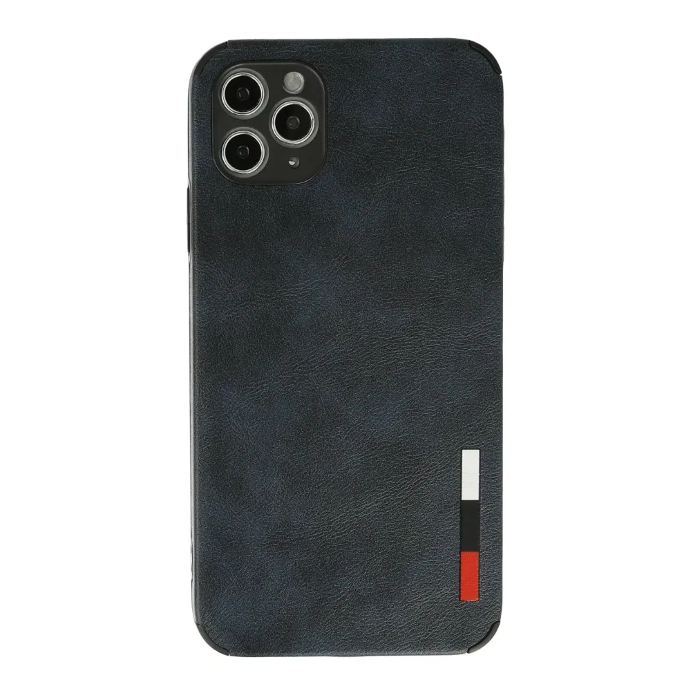 Newface Iphone 11 Pro Max Kılıf Loop Deri Silikon - Lacivert