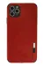 Newface Iphone 11 Pro Max Kılıf Loop Deri Silikon - Kırmızı