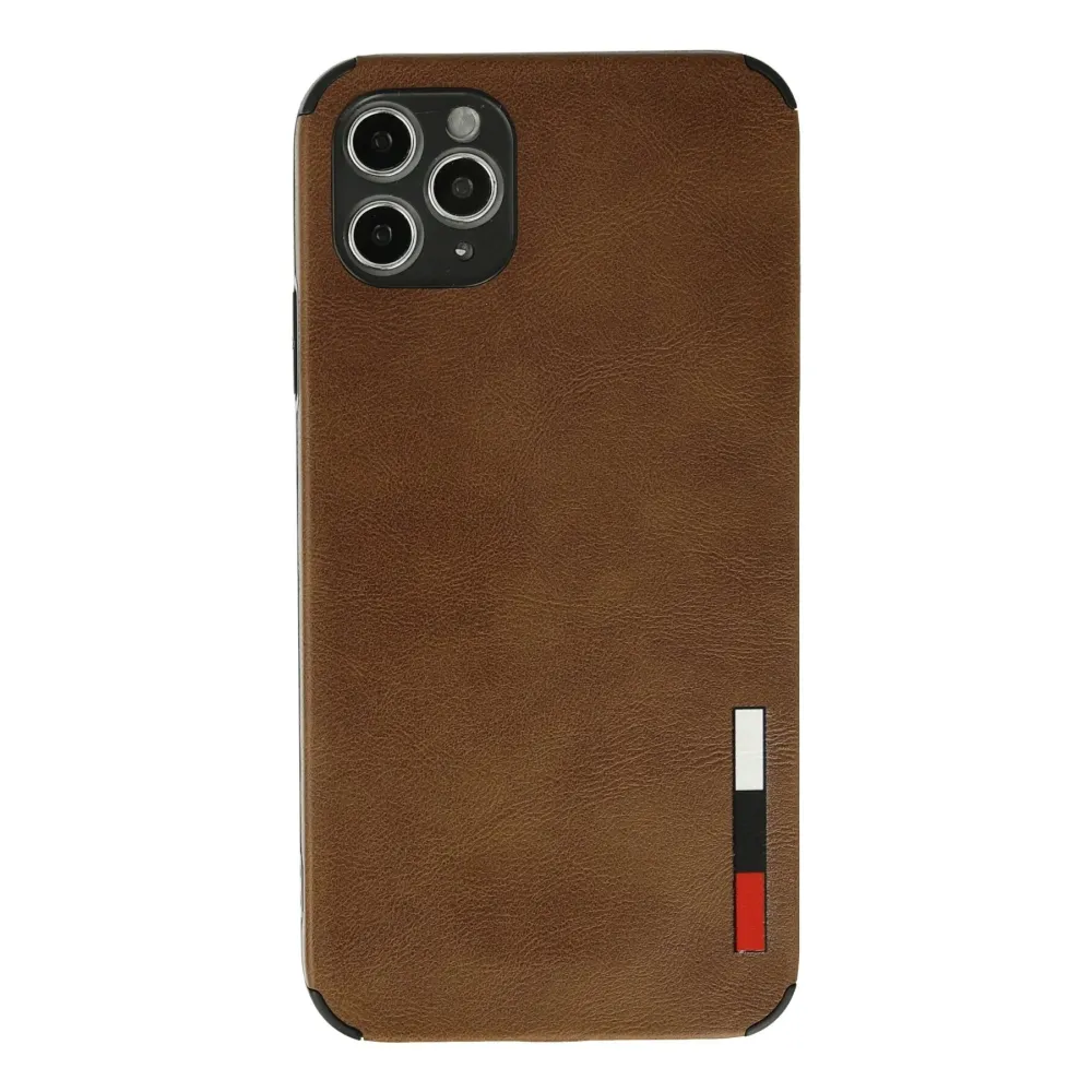 Newface Iphone 11 Pro Max Kılıf Loop Deri Silikon - Kahverengi