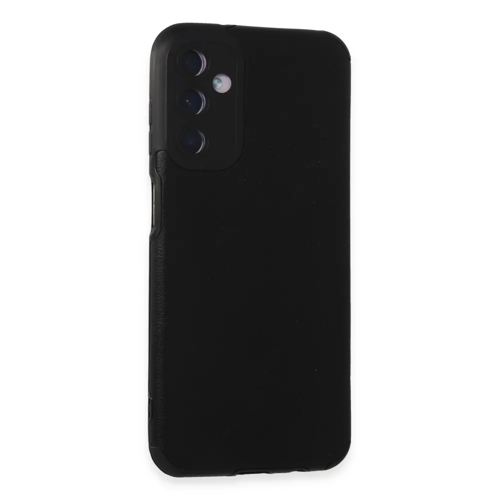 Newface Samsung Galaxy M14 5G Kılıf Loop Deri Silikon - Siyah