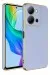 Newface Vivo Y36 Kılıf Volet Silikon - Mavi