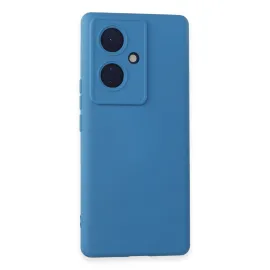 Newface Vivo V29 Lite Kılıf Nano Içi Kadife Silikon - Mavi