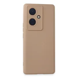 Newface Vivo V29 Lite Kılıf Nano Içi Kadife Silikon - Pudra
