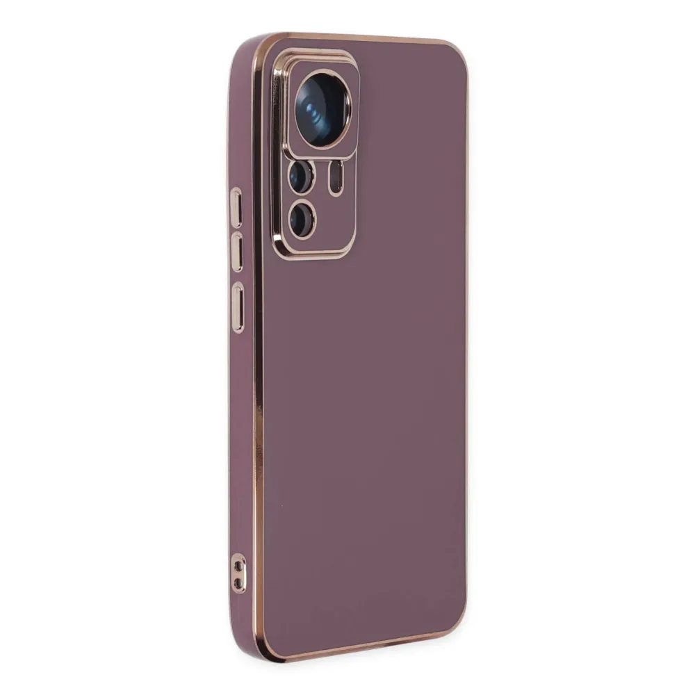 Newface Xiaomi Mi 12T Pro Kılıf Volet Silikon - Mor