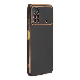 Newface Xiaomi Poco X4 Pro 5G Kılıf Volet Silikon - Siyah