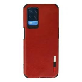 Newface Oppo A54 4G Kılıf Loop Deri Silikon - Kırmızı