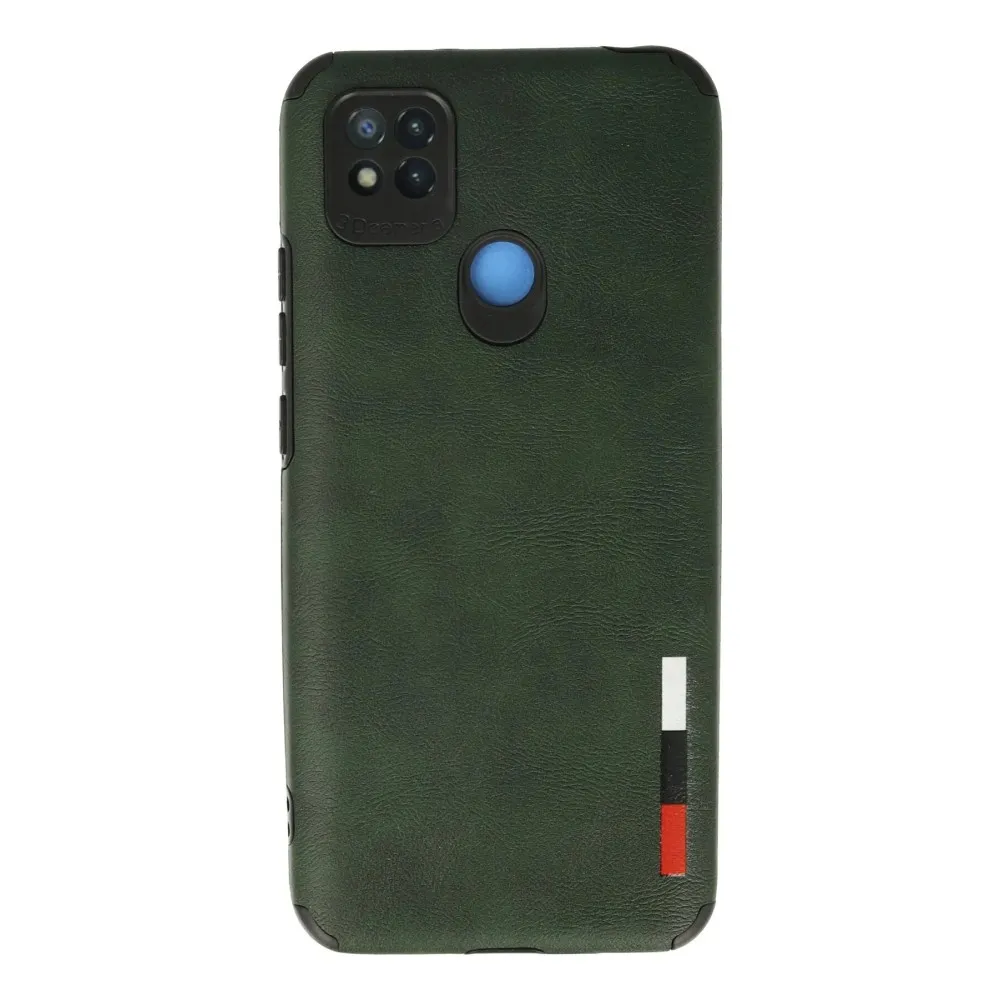 Newface Xiaomi Redmi 9C Kılıf Loop Deri Silikon - Yeşil