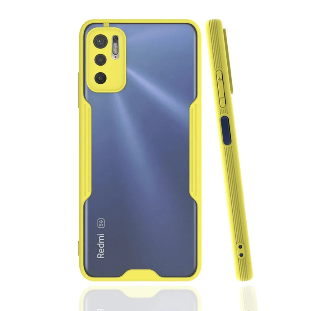 Newface Xiaomi Redmi Note 11 Se Kılıf Platin Silikon - Sarı