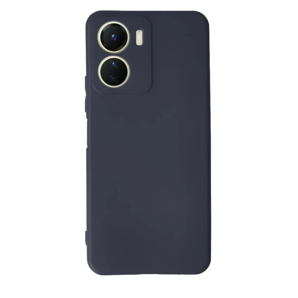 Newface Vivo Y16 Kılıf First Silikon - Lacivert