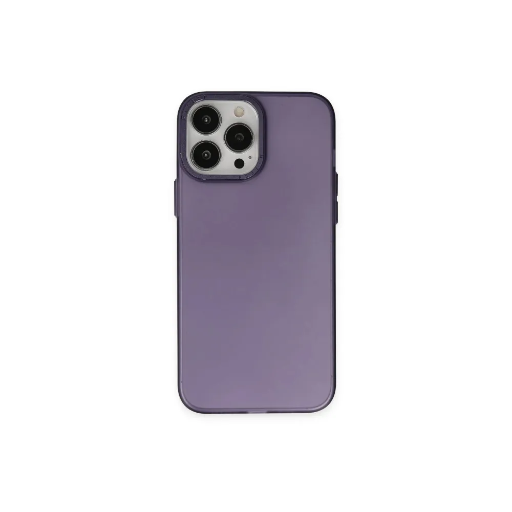 Newface Iphone 14 Pro Kılıf Modos Metal Kapak - Derin Mor