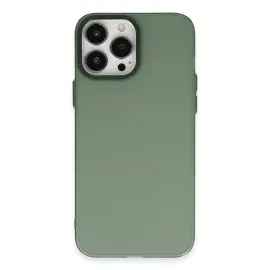 Newface Iphone 14 Pro Max Kılıf Modos Metal Kapak - Koyu Yeşil