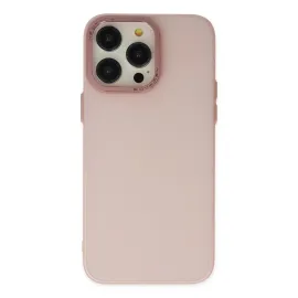 Newface Iphone 13 Pro Max Kılıf Modos Metal Kapak - Pembe