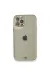 Newface Iphone 12 Pro Kılıf Liva Taşlı Silikon - Beyaz