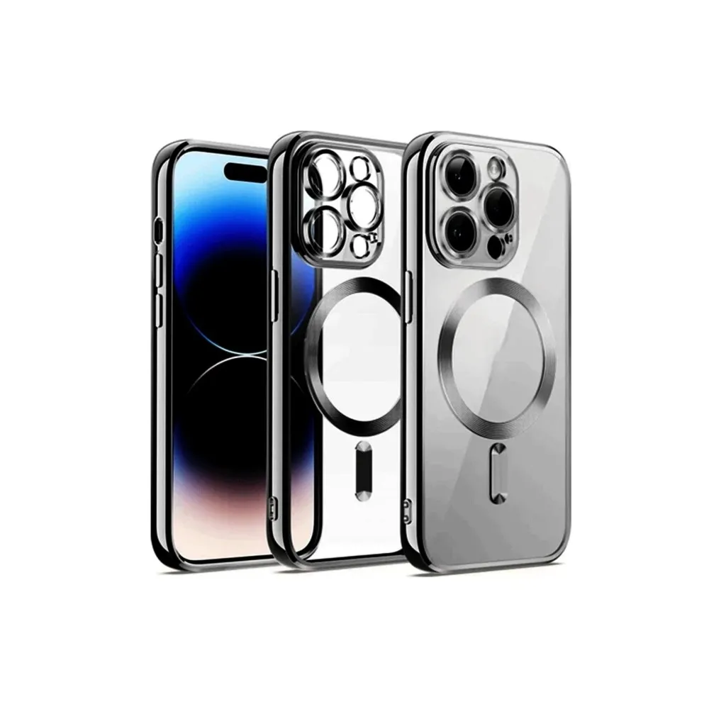 Newface Iphone 12 Pro Kılıf Kross Magneticsafe Kapak - Gümüş