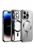 Newface Iphone 12 Pro Kılıf Kross Magneticsafe Kapak - Gümüş