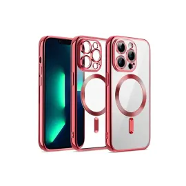 Newface Iphone 12 Pro Kılıf Kross Magneticsafe Kapak - Kırmızı