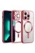 Newface Iphone 12 Pro Kılıf Kross Magneticsafe Kapak - Kırmızı