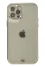 Newface Iphone 12 Pro Max Kılıf Liva Taşlı Silikon - Beyaz