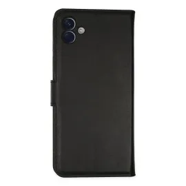 Newface Samsung Galaxy A04 Kılıf Trend S Plus Kapaklı Kılıf - Siyah