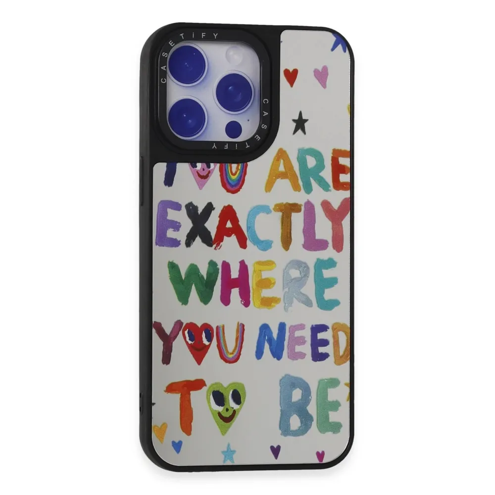 Newface Iphone 15 Pro Max Kılıf Mirror Desenli Kapak - Mirror - 10