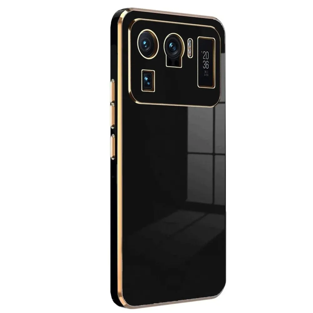 Newface Xiaomi Mi 11 Ultra Kılıf Volet Silikon - Siyah