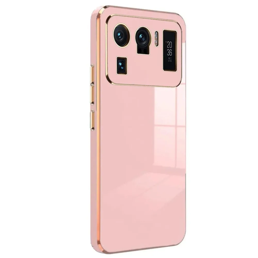 Newface Xiaomi Mi 11 Ultra Kılıf Volet Silikon - Pembe