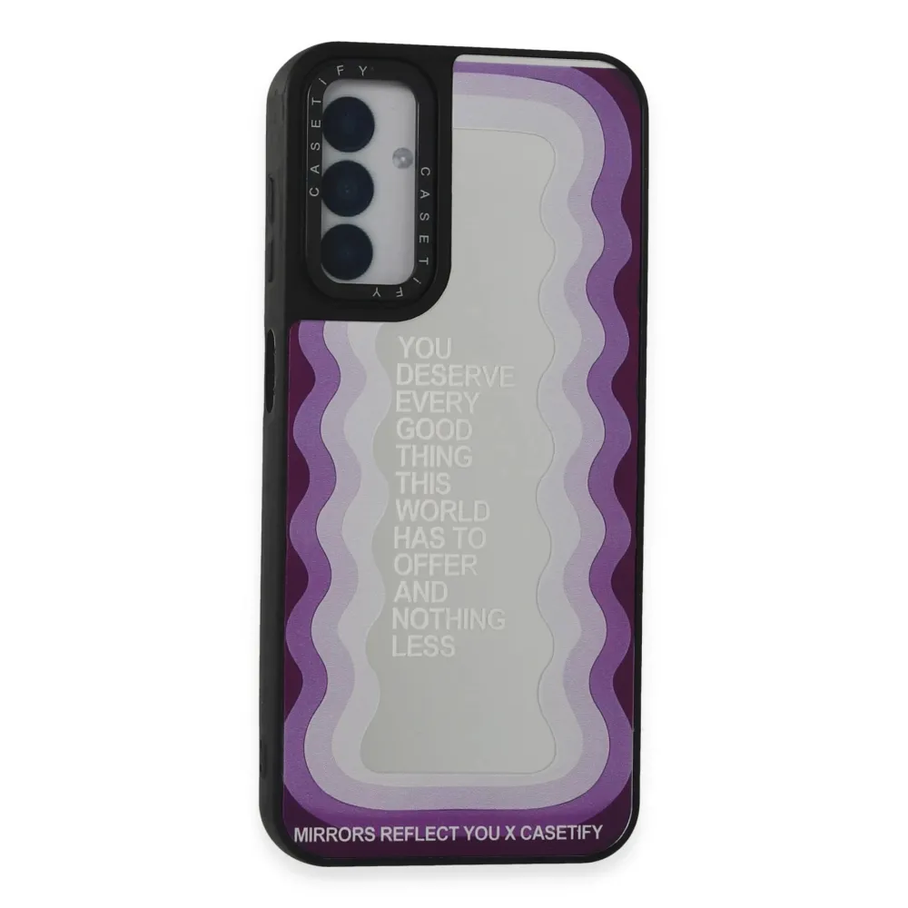 Newface Samsung Galaxy M14 5G Kılıf Mirror Desenli Kapak - Mirror - 5