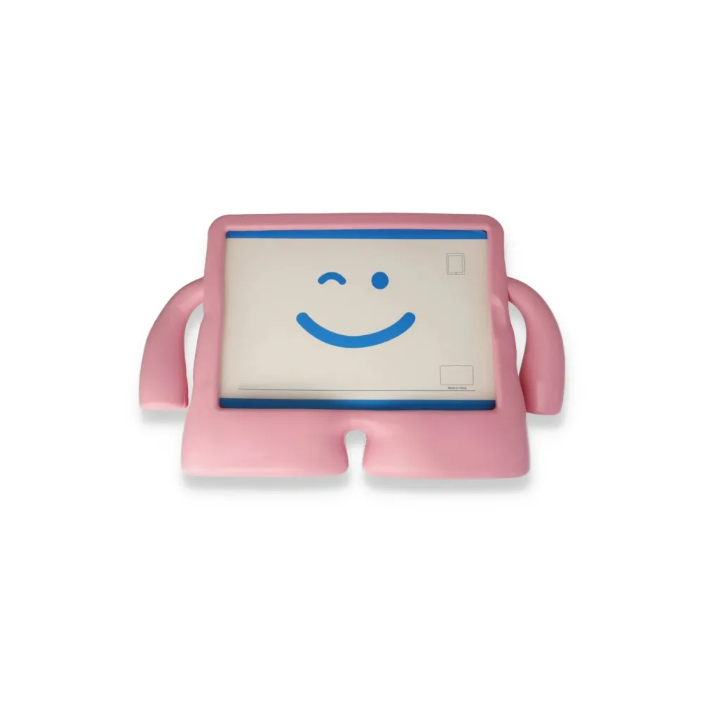 Newface iPad Pro 11 (2021) Kılıf Karakter Tablet Silikon - Açık Pembe