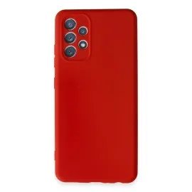 Newface Samsung Galaxy A32 Kılıf First Silikon - Kırmızı